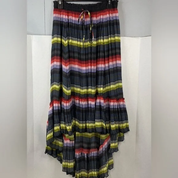 Free People Colorful Striped Maxi Skirt - Picture 8 of 10